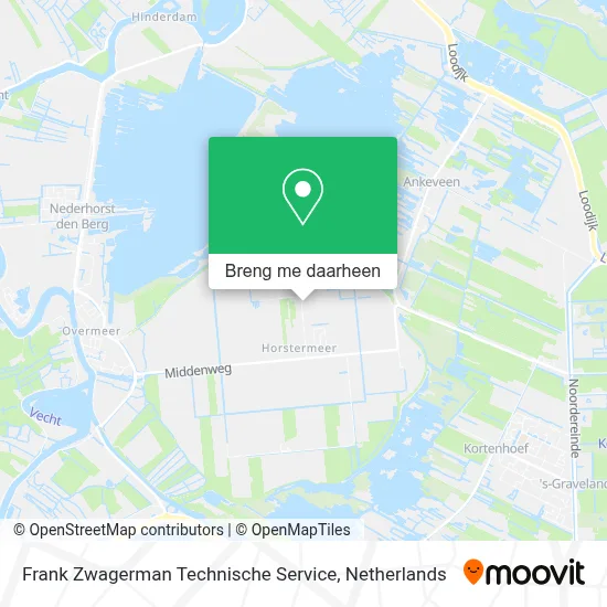 Frank Zwagerman Technische Service kaart