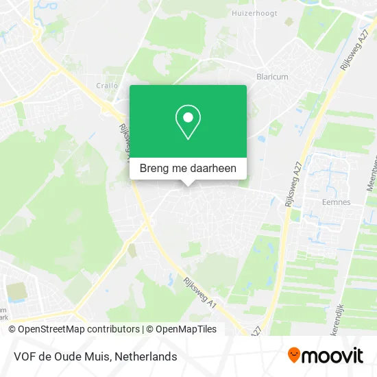 VOF de Oude Muis kaart
