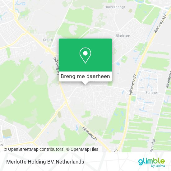 Merlotte Holding BV kaart