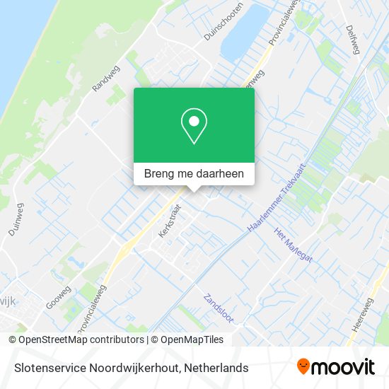 Slotenservice Noordwijkerhout kaart