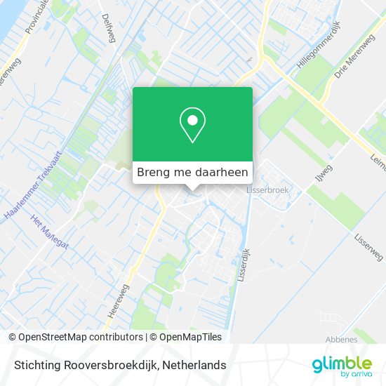 Stichting Rooversbroekdijk kaart