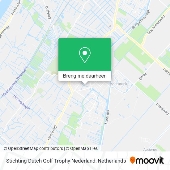 Stichting Dutch Golf Trophy Nederland kaart