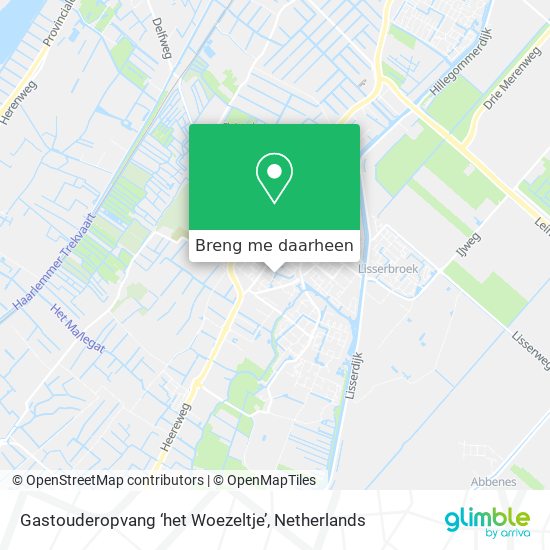 Gastouderopvang ‘het Woezeltje’ kaart