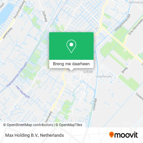 Max Holding B.V. kaart