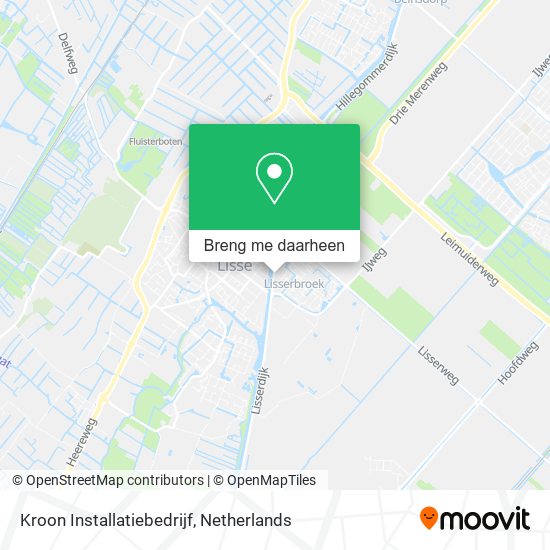 Kroon Installatiebedrijf kaart