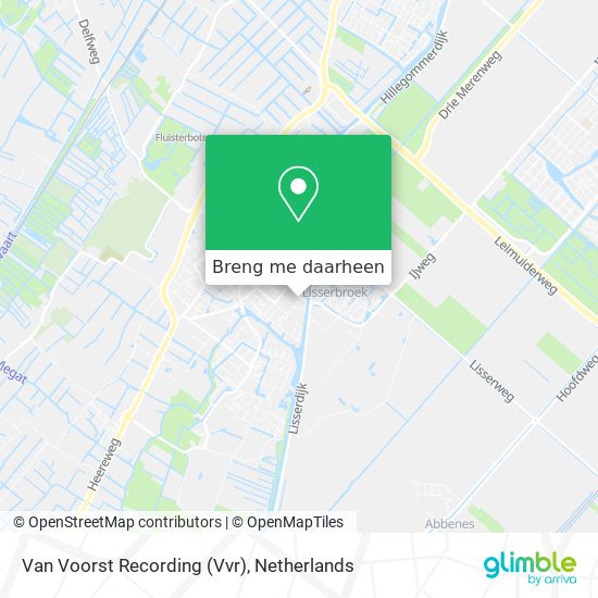 Van Voorst Recording (Vvr) kaart