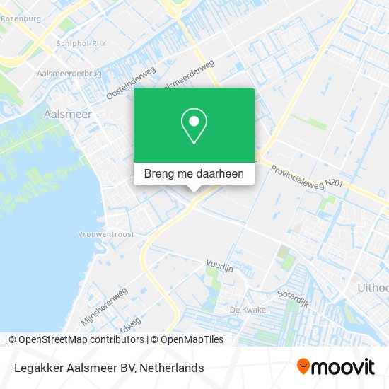 Legakker Aalsmeer BV kaart