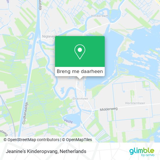 Jeanine's Kinderopvang kaart