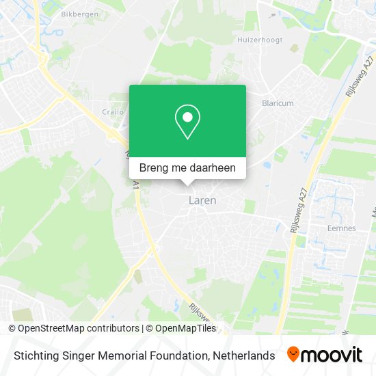 Stichting Singer Memorial Foundation kaart