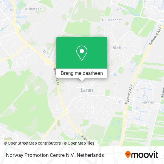 Norway Promotion Centre N.V. kaart