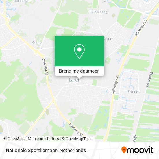 Nationale Sportkampen kaart