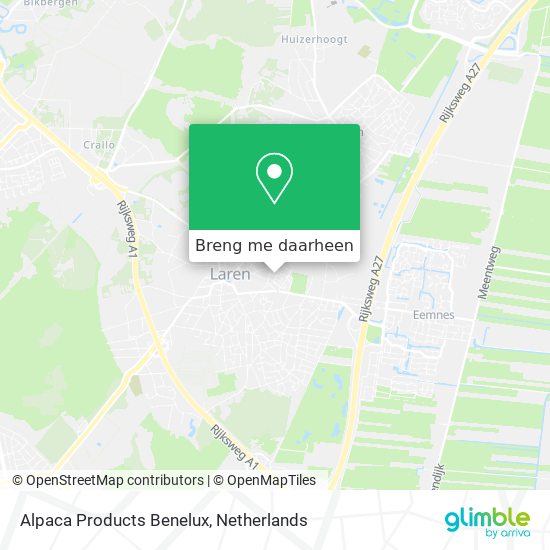Alpaca Products Benelux kaart