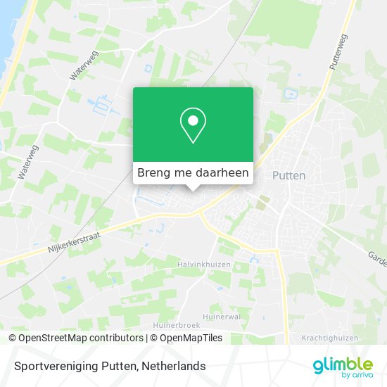 Sportvereniging Putten kaart