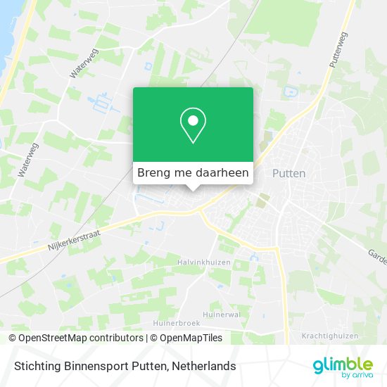 Stichting Binnensport Putten kaart