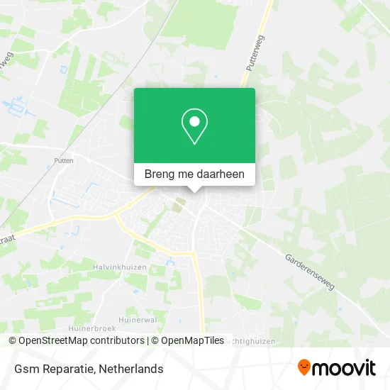 Gsm Reparatie kaart