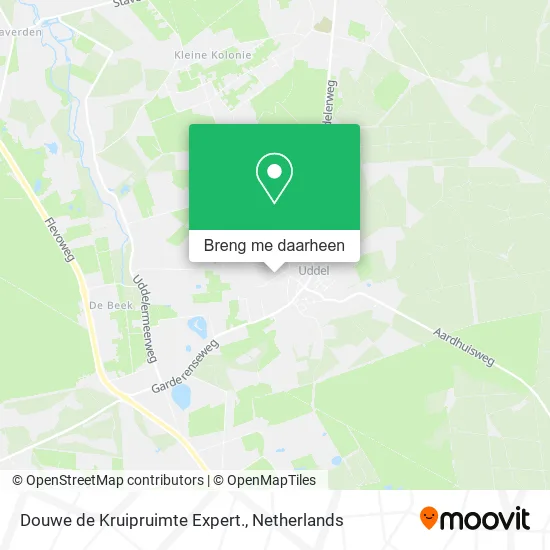 Douwe de Kruipruimte Expert. kaart