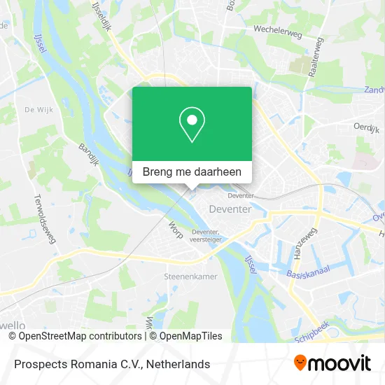 Prospects Romania C.V. kaart