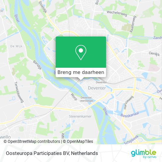 Oosteuropa Participaties BV kaart