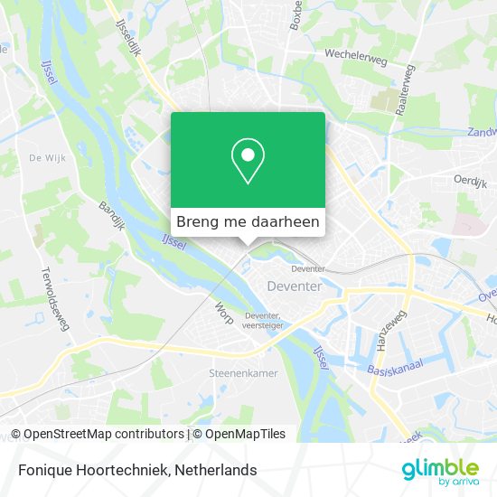 Fonique Hoortechniek kaart