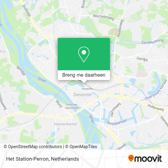 Het Station-Perron kaart