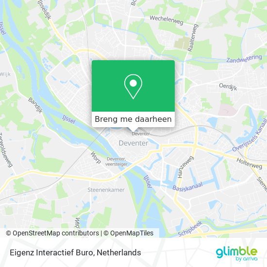 Eigenz Interactief Buro kaart