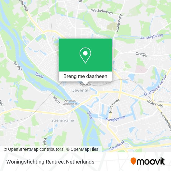 Woningstichting Rentree kaart