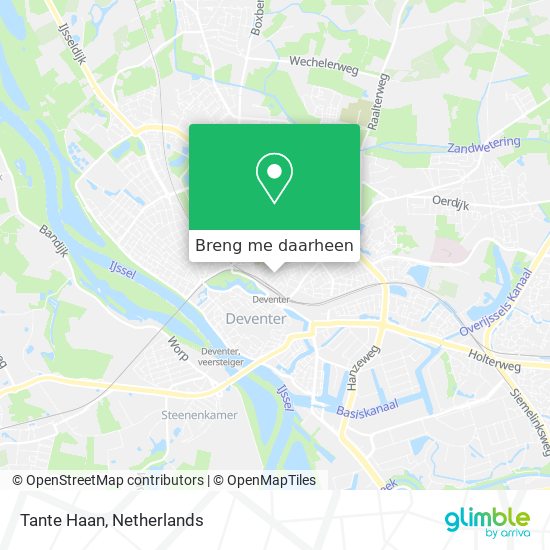 Tante Haan kaart