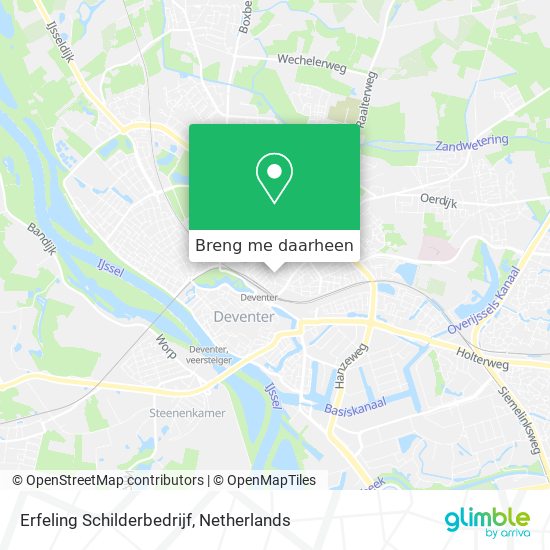 Erfeling Schilderbedrijf kaart