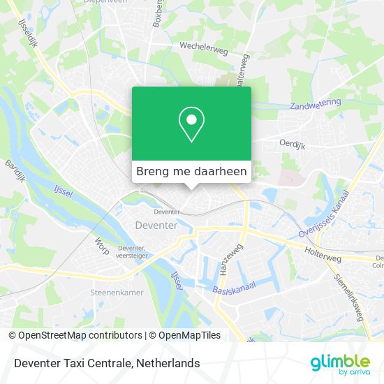 Deventer Taxi Centrale kaart