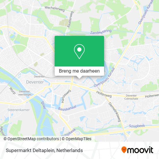 Supermarkt Deltaplein kaart