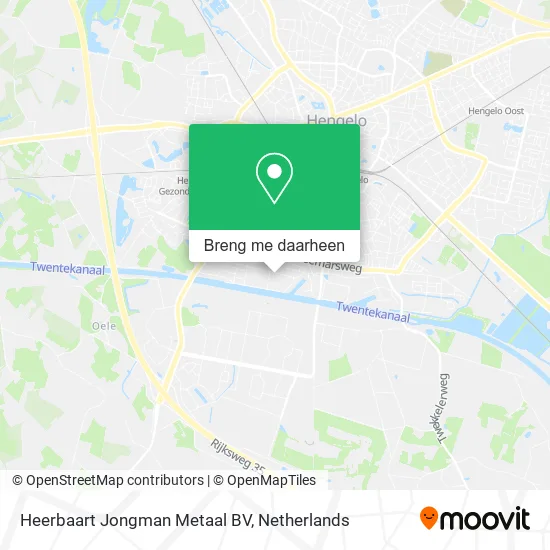 Heerbaart Jongman Metaal BV kaart