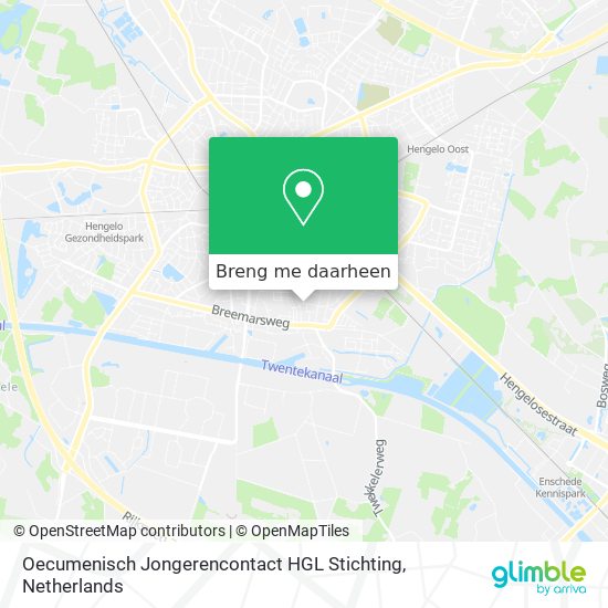 Oecumenisch Jongerencontact HGL Stichting kaart
