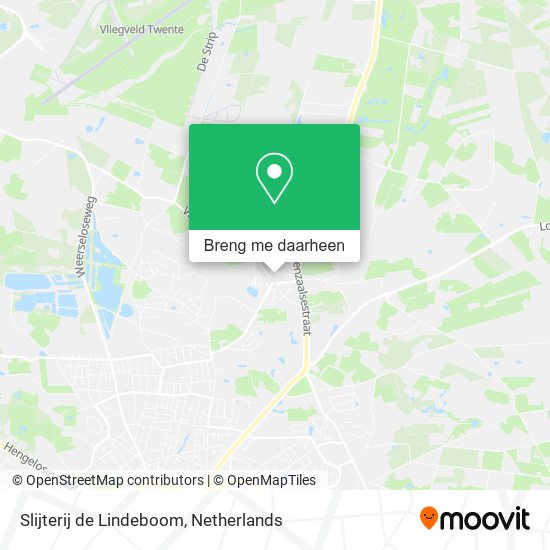 Slijterij de Lindeboom kaart