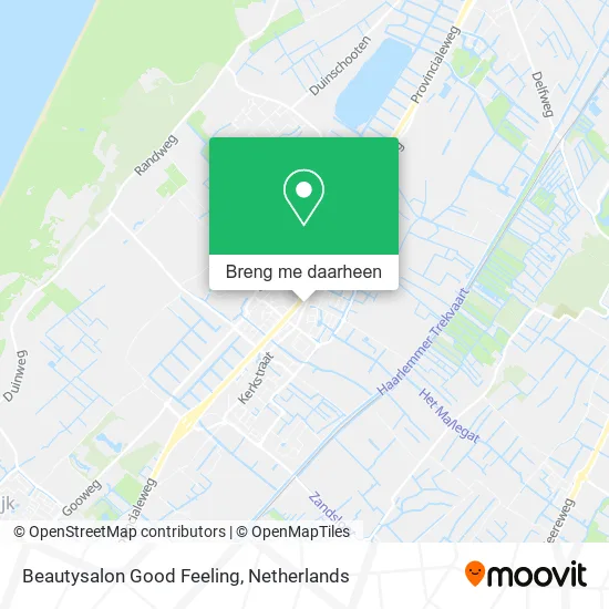 Beautysalon Good Feeling kaart