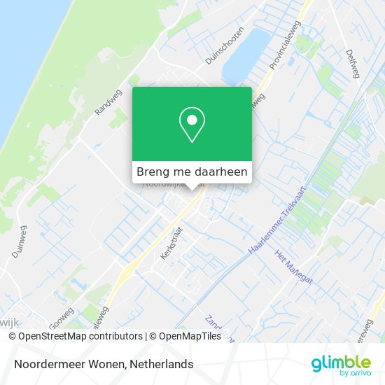 Noordermeer Wonen kaart