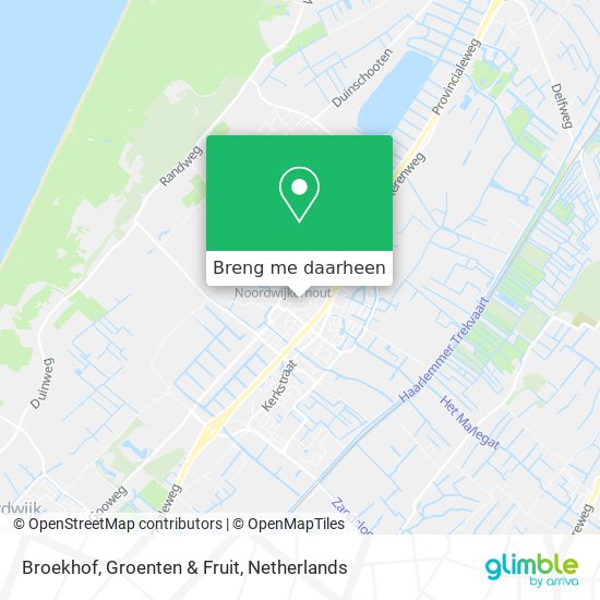 Broekhof, Groenten & Fruit kaart