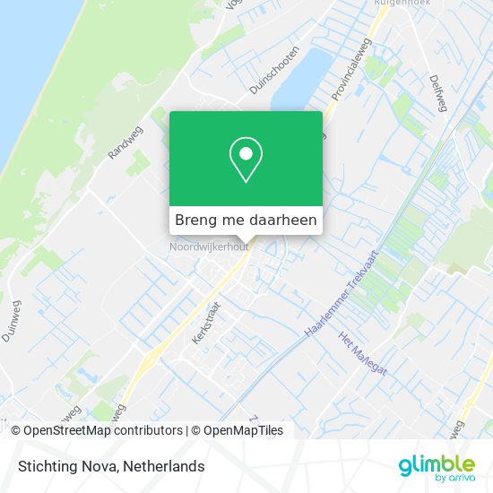 Stichting Nova kaart