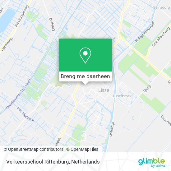 Verkeersschool Rittenburg kaart