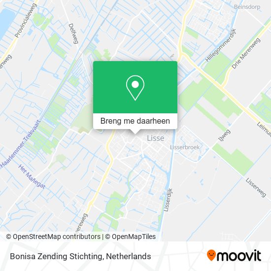 Bonisa Zending Stichting kaart