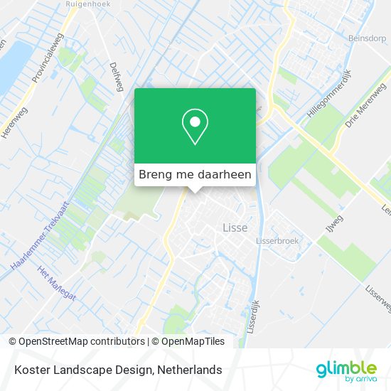 Koster Landscape Design kaart