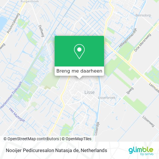 Nooijer Pedicuresalon Natasja de kaart