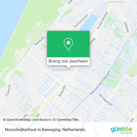 Noordwijkerhout in Beweging kaart