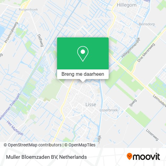 Muller Bloemzaden BV kaart
