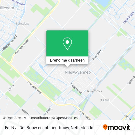 Fa. N.J. Dol Bouw en Interieurbouw kaart