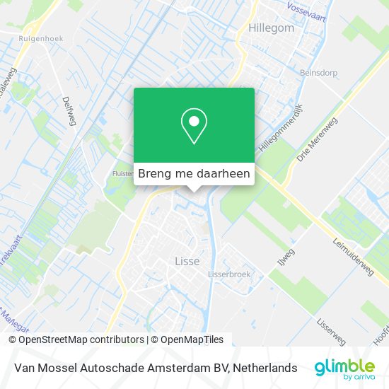 Van Mossel Autoschade Amsterdam BV kaart