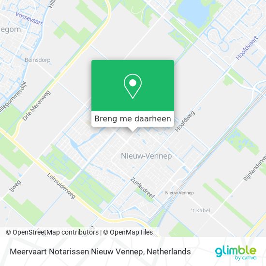 Meervaart Notarissen Nieuw Vennep kaart