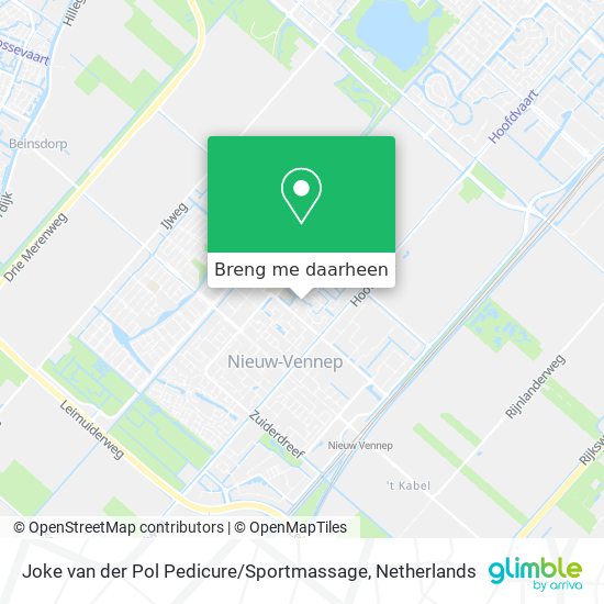 Joke van der Pol Pedicure / Sportmassage kaart