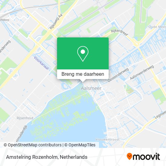 Amstelring Rozenholm kaart