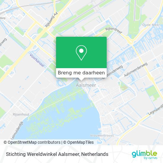 Stichting Wereldwinkel Aalsmeer kaart