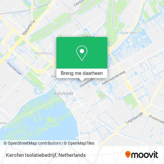 Kerofen Isolatiebedrijf kaart